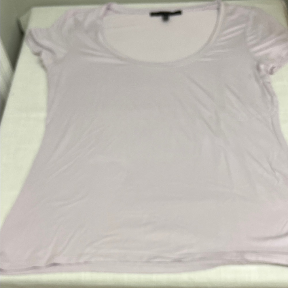 WHBM Lilac Short Sleeve Tee
